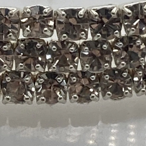 Vintage Rhinestone Choker Necklace - Picture 3 of 3